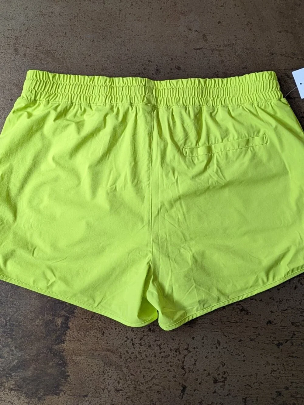 Bike Athletics Men's Track Short - Acid Lime - Large (34-36) NEW WITH TAGS